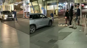 Man Gets Assaulted For Walking In The Middle Of The Street In Australia