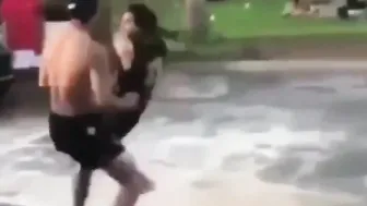 Friends Intervened To Stop The Fight