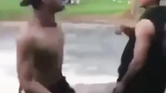 Friends Intervened To Stop The Fight