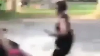 Friends Intervened To Stop The Fight
