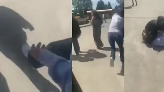 Bully in the Gray Hoodie Attacked a Girl on First Day of School