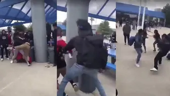 Kids Fight After Knockout In School