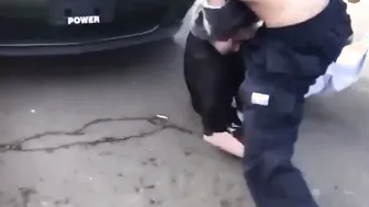 Kid In The Hoodie Uses Wrestling In Real Fight