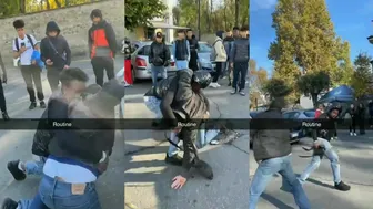 Student catches His Teacher Slippin in the Parking Lot & Engages Him in an Epic