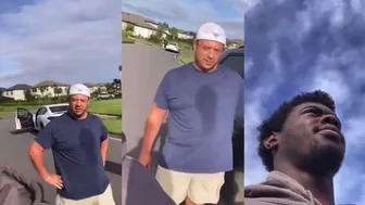 Neighbourly Confrontation During Power Outage Walk