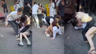 Two Women Fight Over Argument
