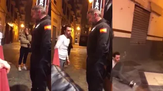 Drunk Guy Messed Up With The Wrong Bouncer!