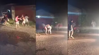 Filipino vs Filipino Fist Fight