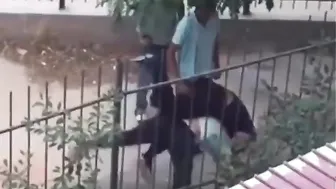 Friend Jumps In To Stop The Assault