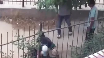 Friend Jumps In To Stop The Assault
