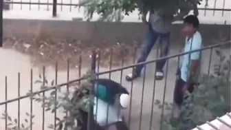 Friend Jumps In To Stop The Assault