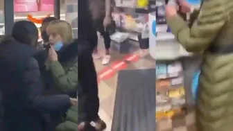 UK Gas Station Scrap With Legendary Commentary