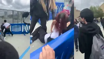 Students Jump A Kid In A Fierce Fight