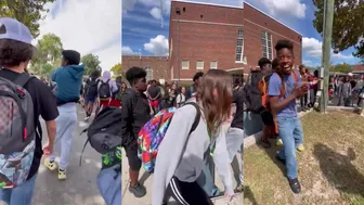 Two Black Kids Fight At School
