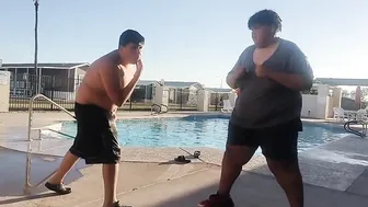 Fat dudes Vs Fat Dudes #Fight