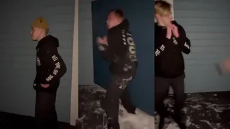 Black Hoodie Warriors First FightEver!