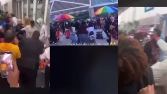 Multiple Fights At The Black College Expo In LA